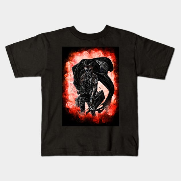 ackerman levi Kids T-Shirt by Sakent